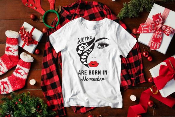 Best People Are Born in November SVG: Graphics & Print Templates