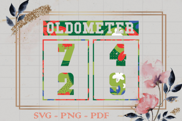 Birthday Gift 49 Oldometer SVG Graphics & Print Templates Review