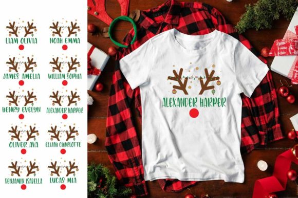 Christmas Reindeer Horn Bundle SVG Files