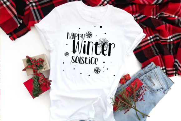 Happy Winter Solstice Graphics & T-Shirt Designs