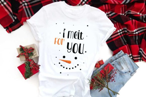 I Melt for You Christmas: Graphics & T-Shirt Designs