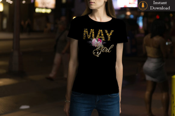 May Girls Birthday Gift Idea SVG: Graphics & Print Templates Review