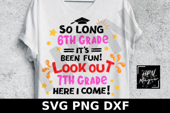 So Long 6th Grade SVG Graphics