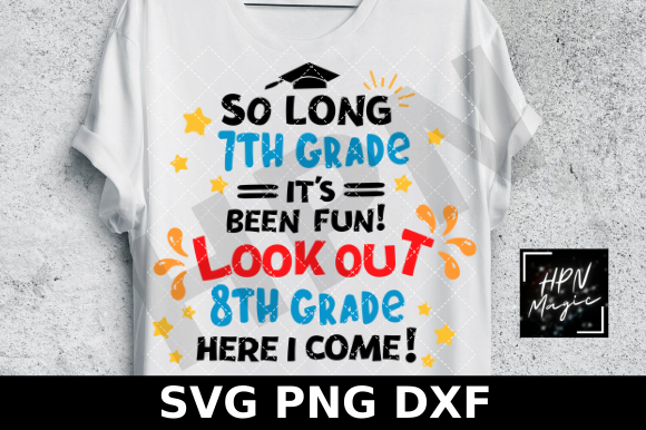 So Long 7th Grade SVG Graphics